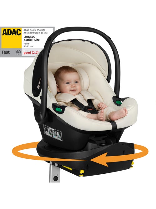 Ovetto auto con base isofix 180° - astrid i-size - premiato dall’adac - seggiolino auto 40-87cm - Kiabi Ovetto auto con base isofix 180° - astrid i-size - premiato dall’adac - seggiolino auto 40-87cm - Kiabi