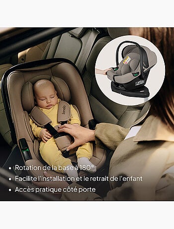Ovetto auto con base isofix 180° - astrid i-size - premiato dall’adac - seggiolino auto 40-87cm