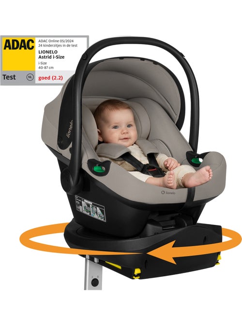 Ovetto auto con base isofix 180° - astrid i-size - premiato dall’adac - seggiolino auto 40-87cm - Kiabi