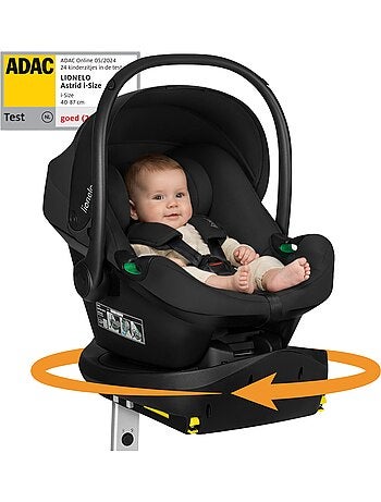 Ovetto auto con base isofix 180° - astrid i-size - premiato dall’adac - seggiolino auto 40-87cm
