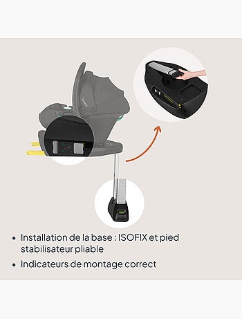 Ovetto auto con base isofix 180° - astrid i-size - premiato dall’adac - seggiolino auto 40-87cm