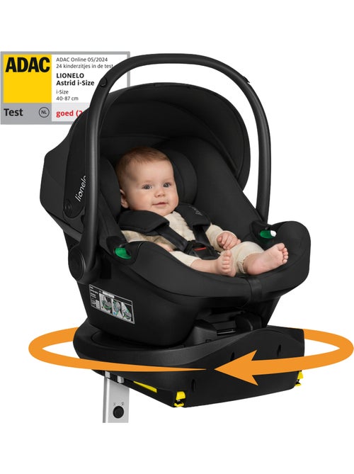 Ovetto auto con base isofix 180° - astrid i-size - premiato dall’adac - seggiolino auto 40-87cm - Kiabi Ovetto auto con base isofix 180° - astrid i-size - premiato dall’adac - seggiolino auto 40-87cm - Kiabi