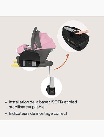 Ovetto auto con base isofix 180° - astrid i-size - premiato dall’adac - seggiolino auto 40-87cm
