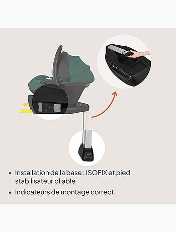Ovetto auto con base isofix 180° - astrid i-size - premiato dall’adac - seggiolino auto 40-87cm