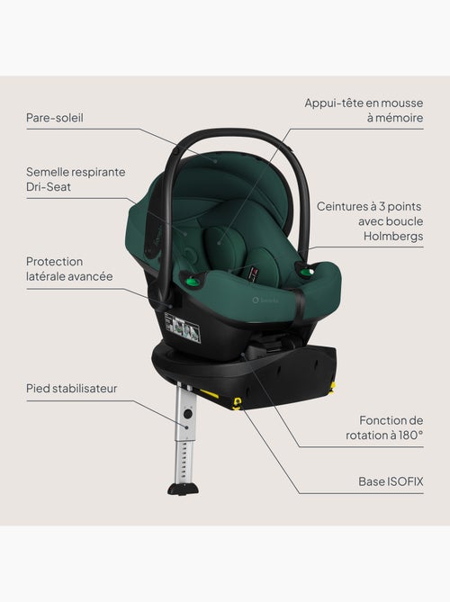 Ovetto auto con base isofix 180° - astrid i-size - premiato dall’adac - seggiolino auto 40-87cm - Kiabi Ovetto auto con base isofix 180° - astrid i-size - premiato dall’adac - seggiolino auto 40-87cm - Kiabi