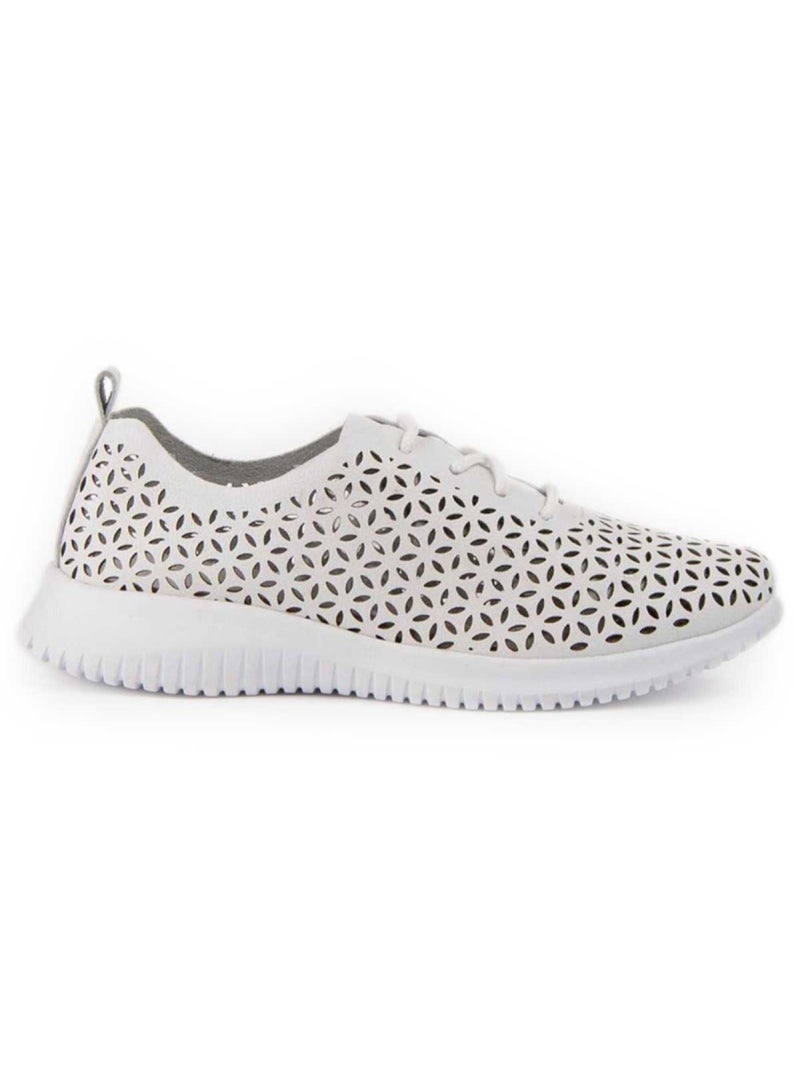 Oxford Pelle Naturale Purapiel Bianco - Kiabi