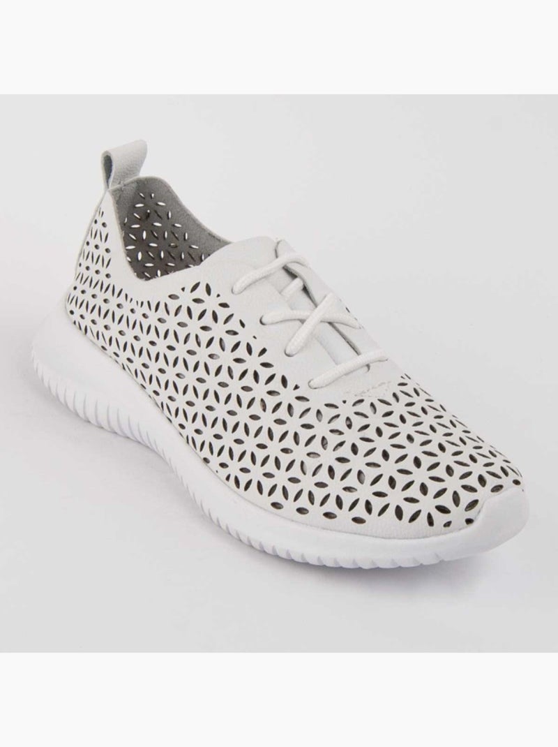 Oxford Pelle Naturale Purapiel Bianco - Kiabi