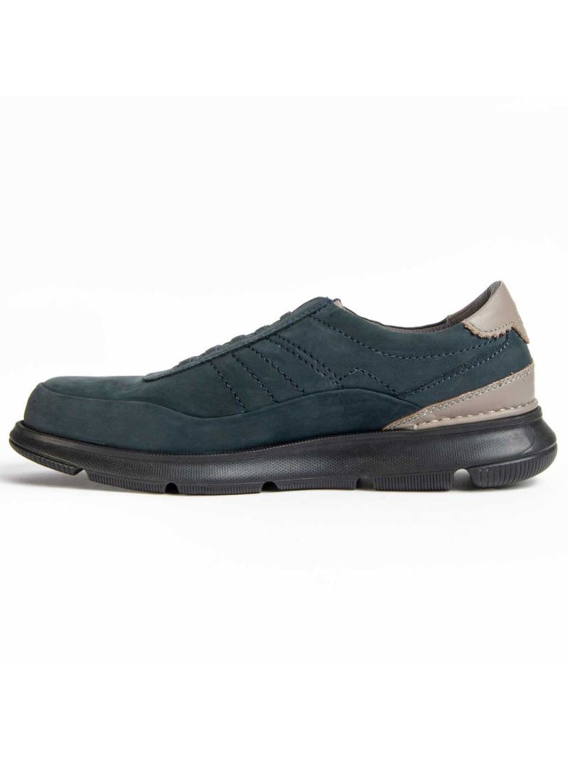 Oxford Pelle Naturale Purapiel Blu - Kiabi