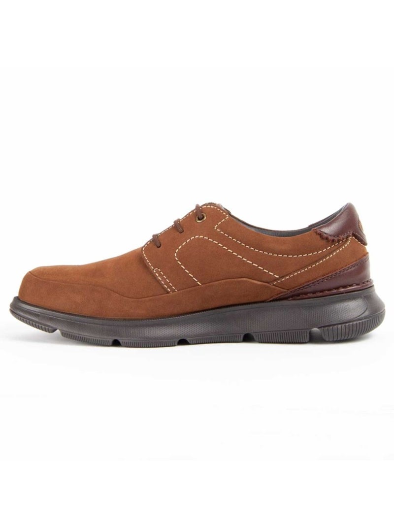 Oxford Pelle Naturale Purapiel Marrone - Kiabi