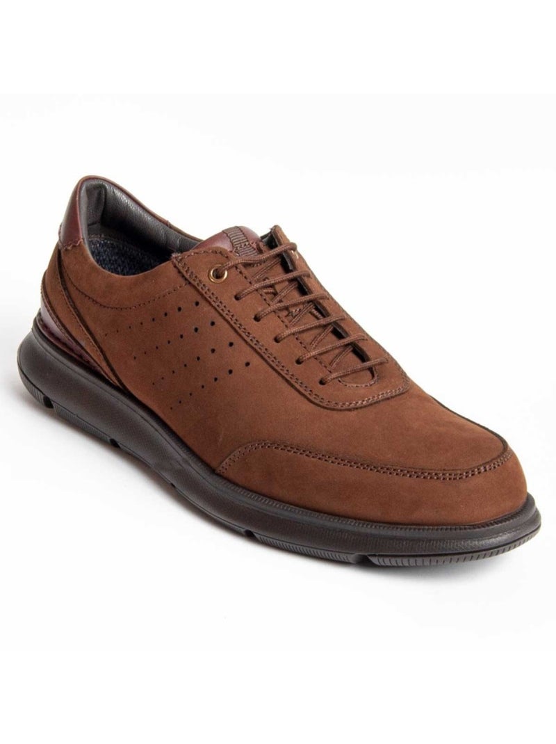 Oxford Pelle Naturale Purapiel Marrone - Kiabi