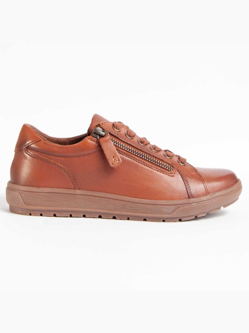 Oxford Pelle Naturale Purapiel Marrone - Kiabi