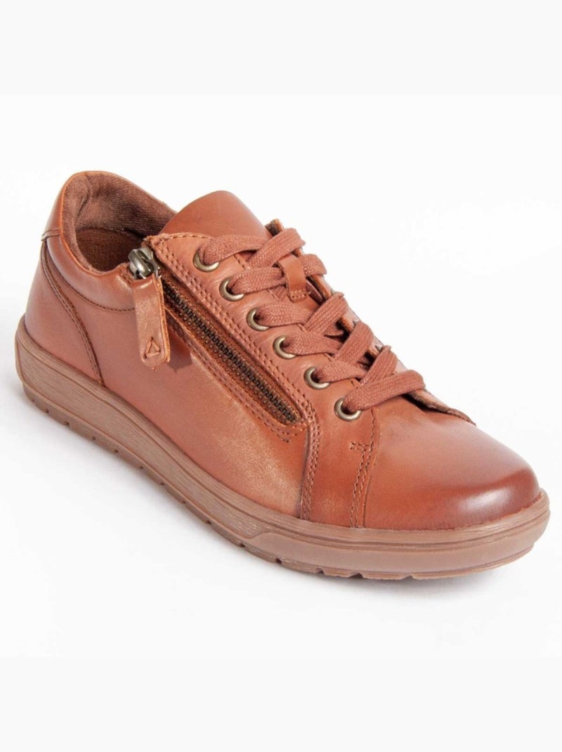 Oxford Pelle Naturale Purapiel Marrone - Kiabi