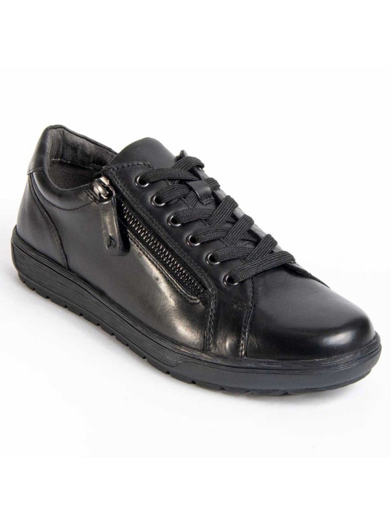 Oxford Pelle Naturale Purapiel Nero - Kiabi