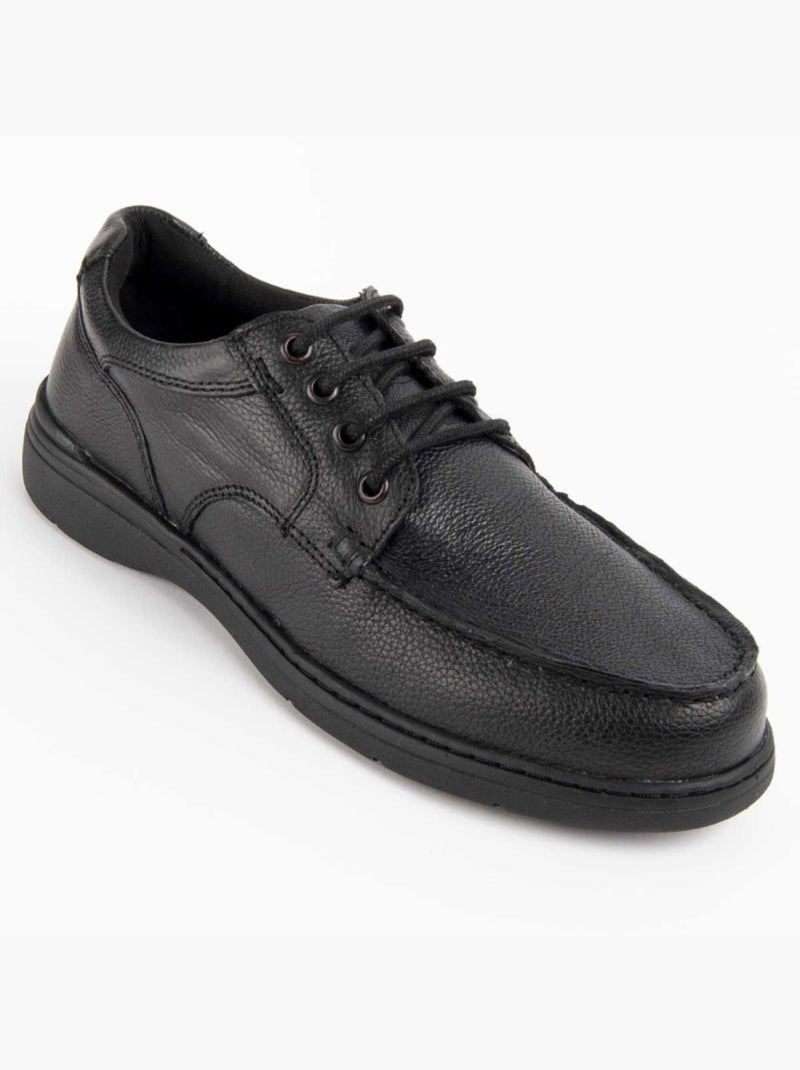Oxford Pelle Naturale Purapiel Nero - Kiabi