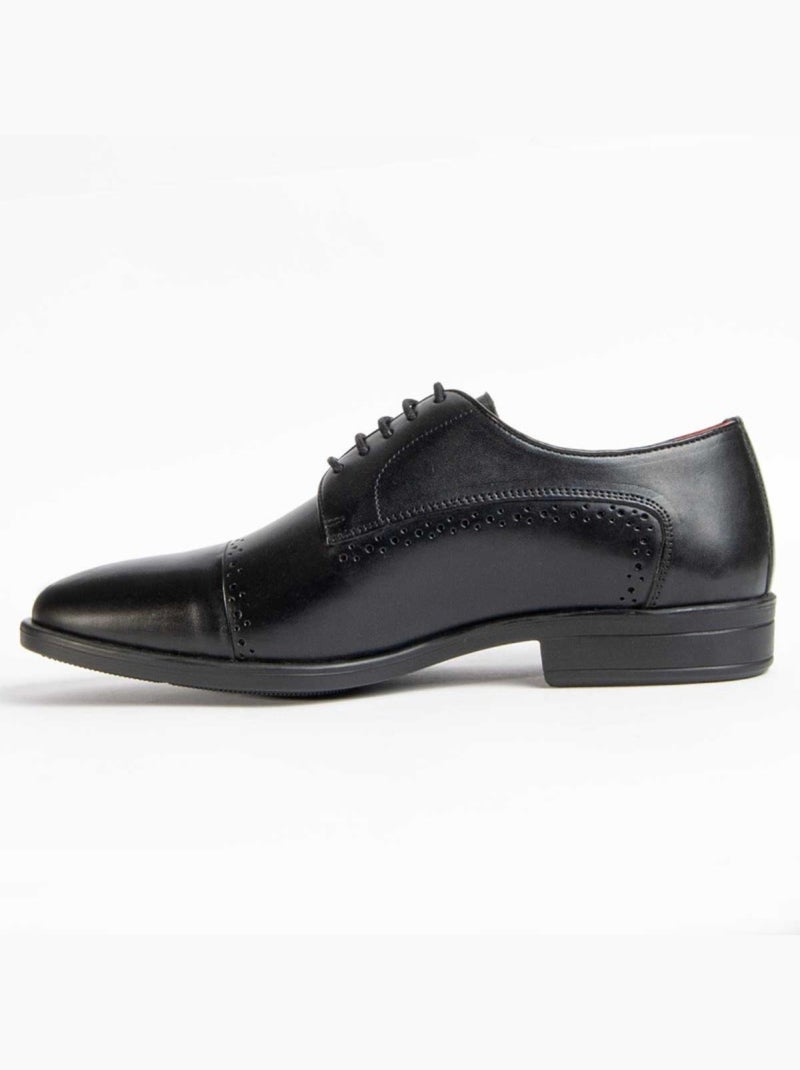 Oxford Pelle Naturale Purapiel Nero - Kiabi