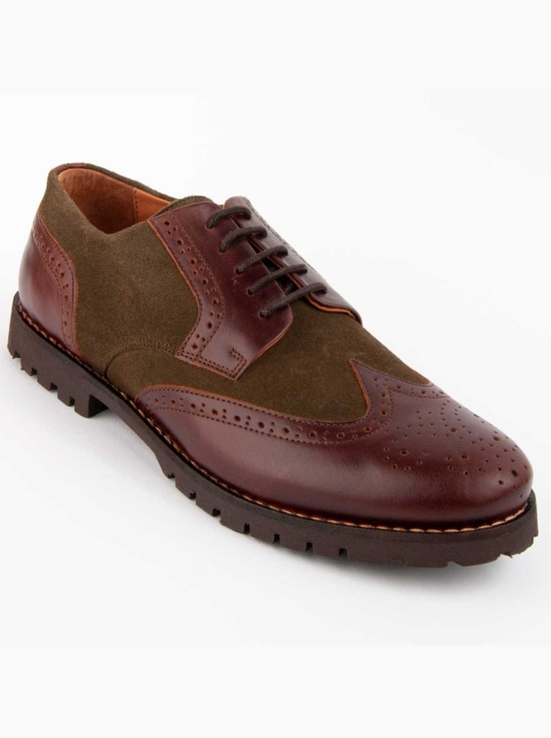Oxford Pelle Naturale Purapiel Verde - Kiabi