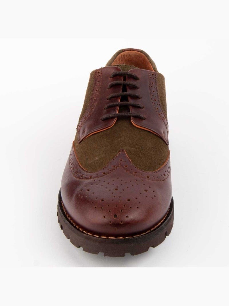 Oxford Pelle Naturale Purapiel Verde - Kiabi