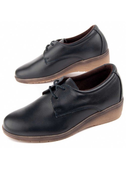 Oxford Zeppa Pelle Naturale Purapiel - Kiabi