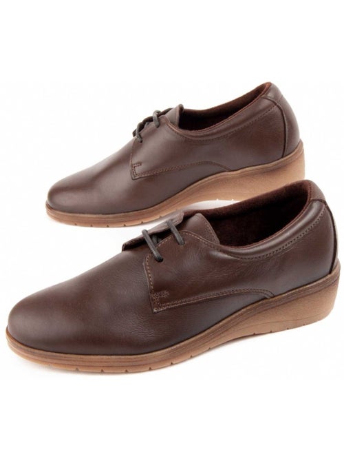 Oxford Zeppa Pelle Naturale Purapiel - Kiabi