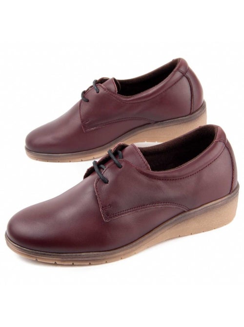 Oxford Zeppa Pelle Naturale Purapiel - Kiabi