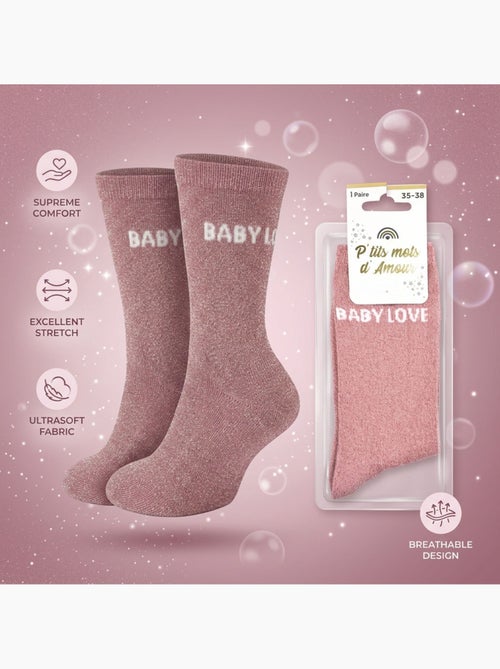 OZABI Calzini da bambina con paillettes e scritta divertente - Kiabi OZABI Calzini da bambina con paillettes e scritta divertente - Kiabi