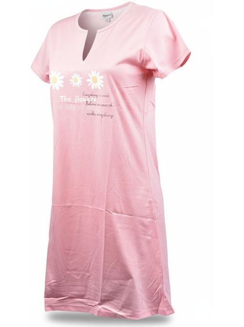 OZABI Camicia da notte da donna in microfibra a maniche corte - Kiabi