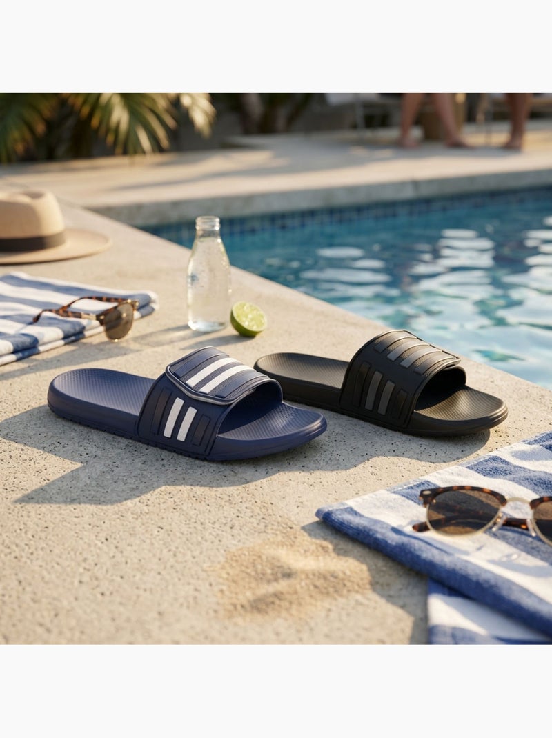 OZABI Ciabatte da piscina regolabili da uomo, set da 2, nero e blu Nero Blu - Kiabi