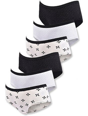 OZABI Confezione di mutandine da bambina in cotone - Set da 6
