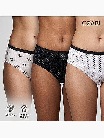 OZABI Confezione di mutandine da bambina in cotone - Set da 6