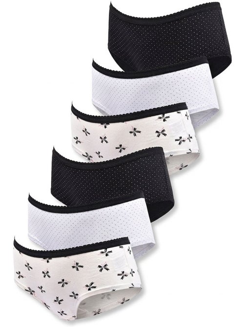 OZABI Confezione di mutandine da bambina in cotone - Set da 6 - Kiabi