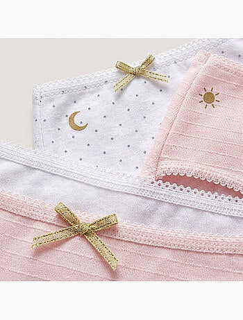 OZABI Confezione di mutandine da bambina in cotone - Set da 6