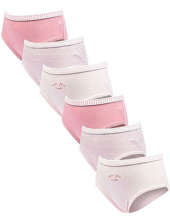 OZABI Confezione di mutandine da bambina in cotone - Set da 6