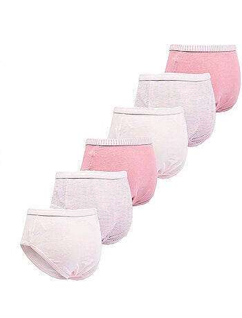 OZABI Confezione di mutandine da bambina in cotone - Set da 6