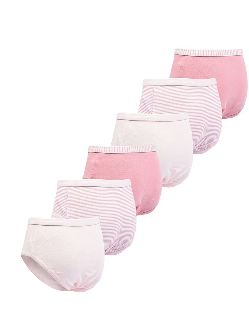 OZABI Confezione di mutandine da bambina in cotone - Set da 6 Rosa - Kiabi