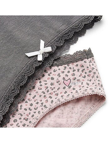OZABI Confezione di mutandine da bambina in cotone - Set da 6
