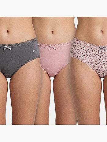 OZABI Confezione di mutandine da bambina in cotone - Set da 6