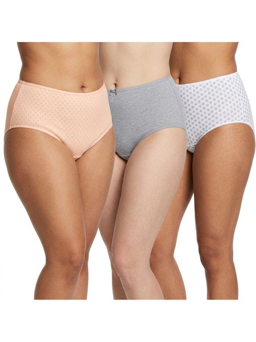 OZABI Confezione di slip da donna a vita alta in cotone – Set da 6 - Kiabi