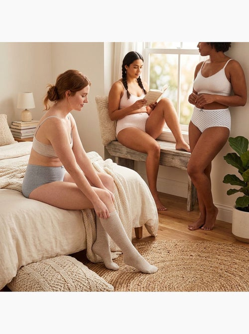 OZABI Confezione di slip da donna a vita alta in cotone – Set da 6 - Kiabi
