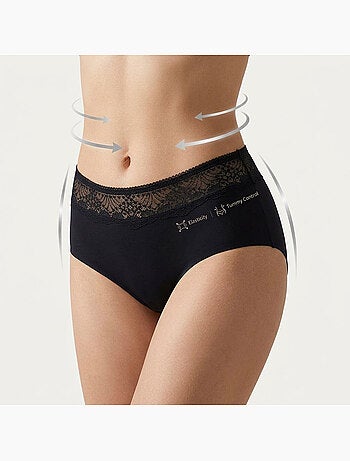 OZABI Confezione di slip modellanti da donna con pizzo invisibile – Set da 4