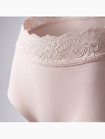 OZABI Confezione di slip modellanti da donna con pizzo invisibile – Set da 4
