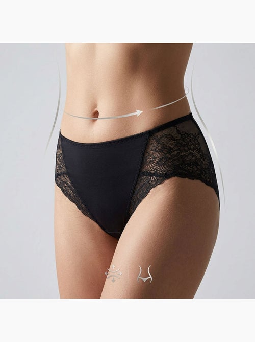 OZABI Confezione di slip modellanti da donna con pizzo invisibile – Set da 4 - Kiabi