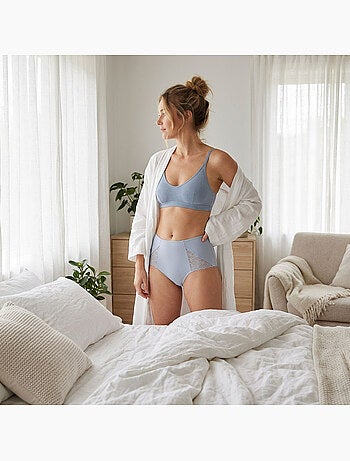 OZABI Confezione di slip modellanti da donna con pizzo invisibile – Set da 4