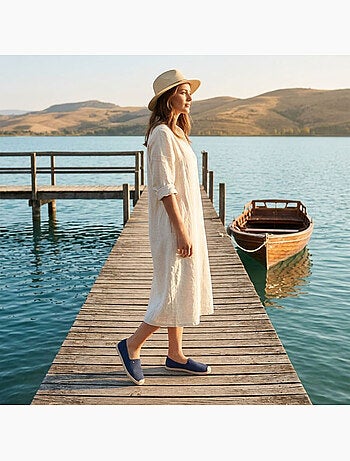OZABI: eleganti espadrillas da uomo per l'estate, modello slip-on dallo stile chic e casual