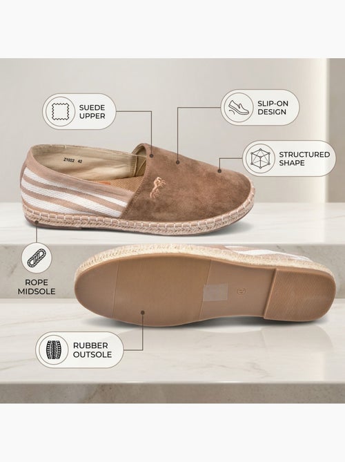 OZABI: eleganti espadrillas da uomo per l'estate, modello slip-on dallo stile chic e casual - Kiabi OZABI: eleganti espadrillas da uomo per l'estate, modello slip-on dallo stile chic e casual - Kiabi