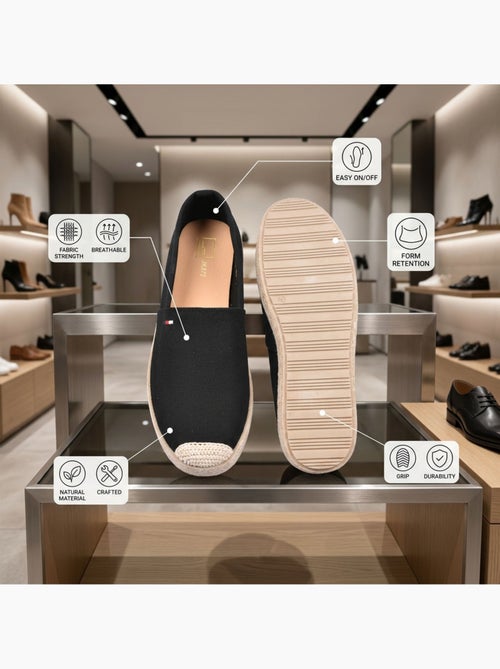 OZABI: eleganti espadrillas da uomo per l'estate, modello slip-on dallo stile chic e casual - Kiabi OZABI: eleganti espadrillas da uomo per l'estate, modello slip-on dallo stile chic e casual - Kiabi