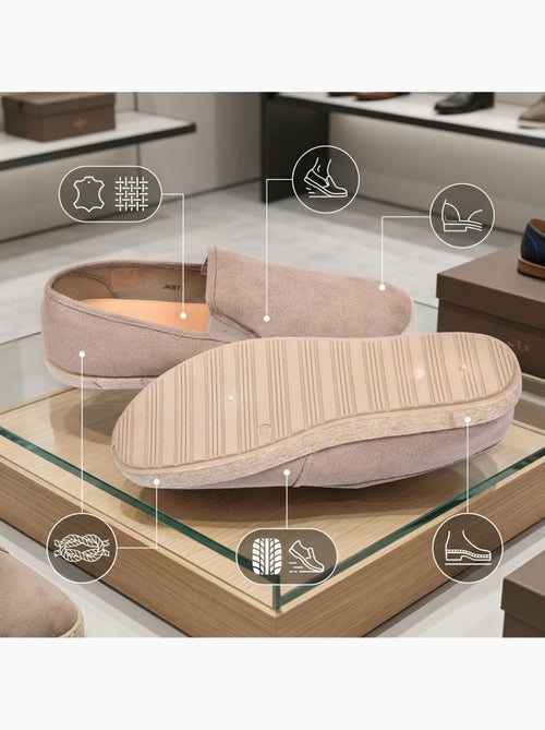 OZABI: eleganti espadrillas da uomo per l'estate, modello slip-on dallo stile chic e casual - Kiabi