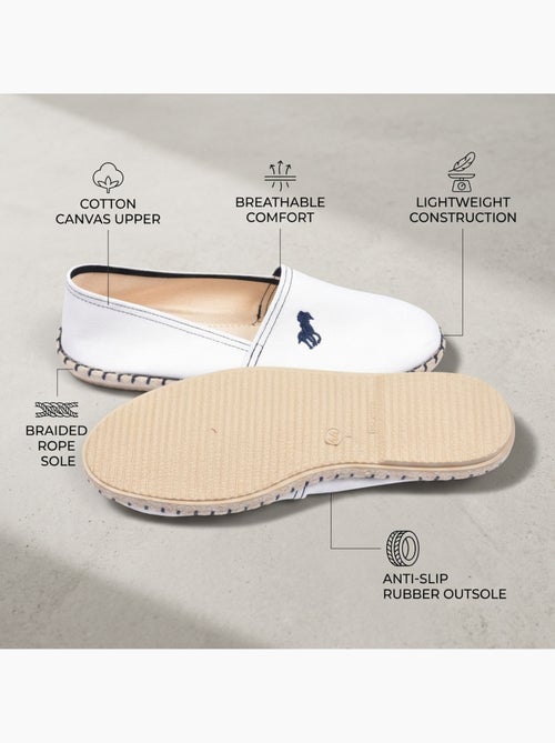OZABI Espadrillas da uomo Made in Spain in tela di cotone, estate - Kiabi OZABI Espadrillas da uomo Made in Spain in tela di cotone, estate - Kiabi