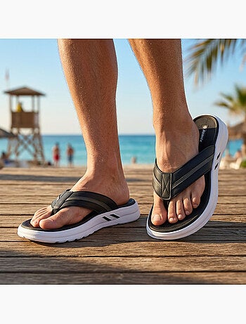 OZABI Infradito da uomo comode con suola spessa antiscivolo per l'estate e la spiaggia