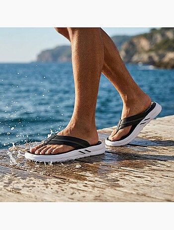 OZABI Infradito da uomo comode con suola spessa antiscivolo per l'estate e la spiaggia