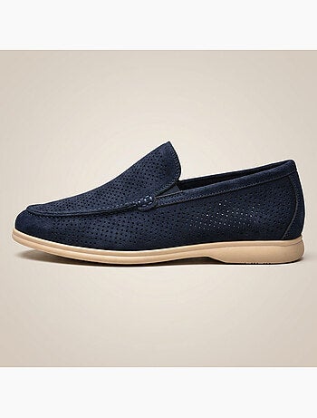 OZABI Mocassini da uomo Premium con microforature, slip-on comodi, taglie